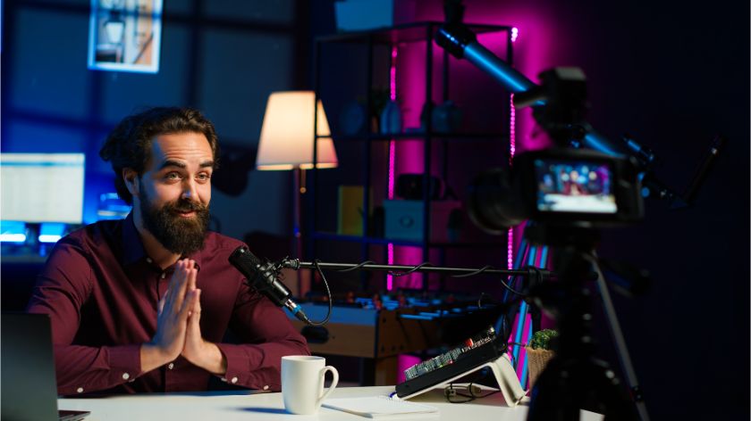 Talking professional studio